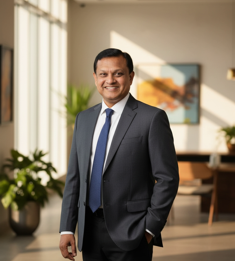 Portrait of A. Praveen Reddy, Chief Executive Officer of LVS Technologies
